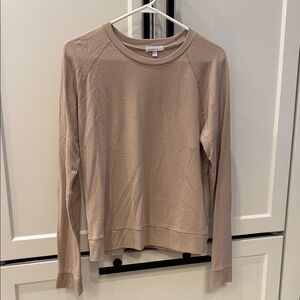 Beyond Yoga Taupe Long Sleeve Top